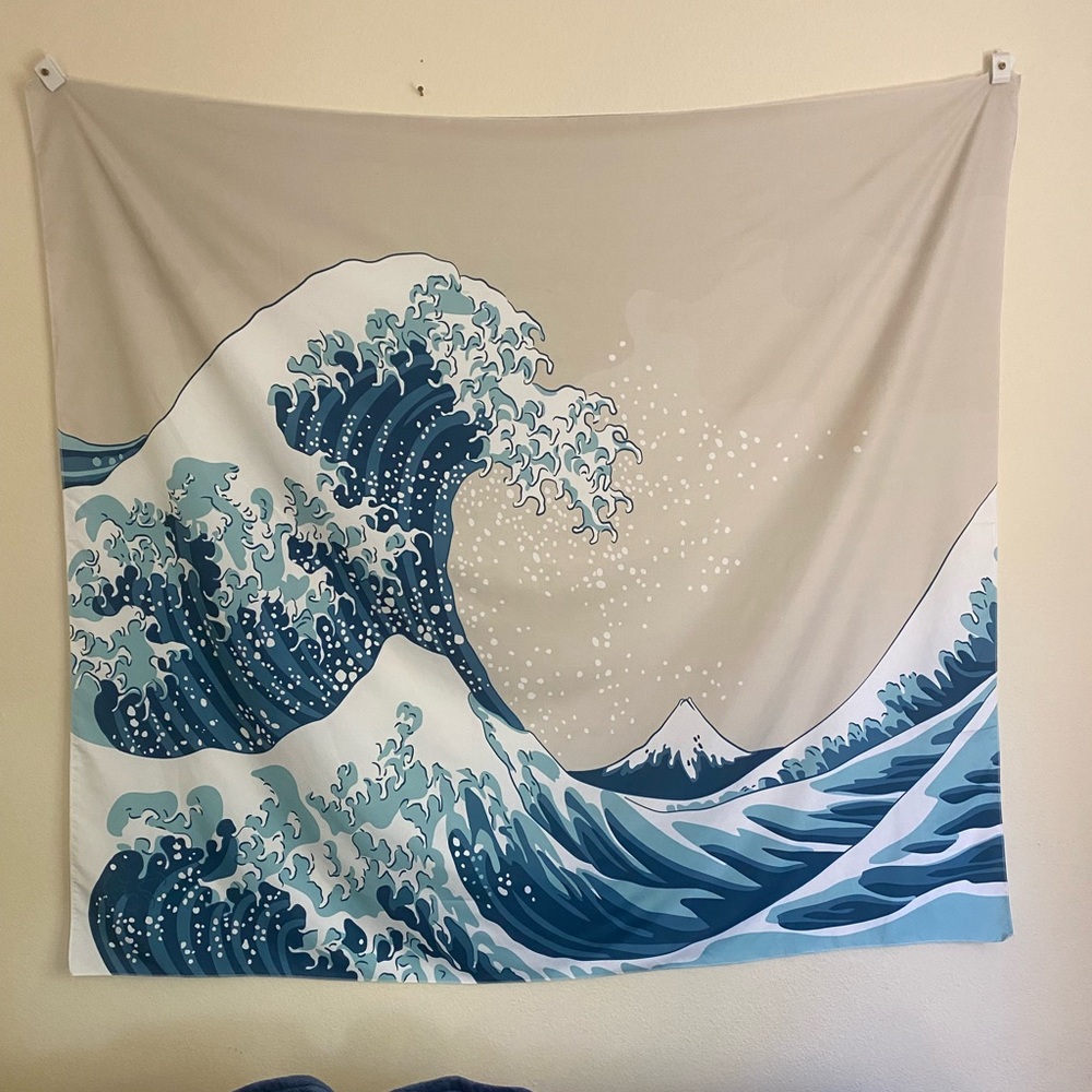 Cloth tapestry The Wave